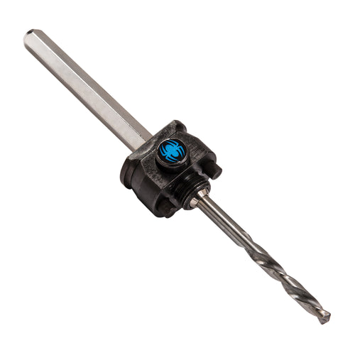 Spyder Hex10 1/2" HSS Quick Change Hole Saw Arbor Assembly Rapid Core Eject™
