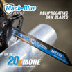 Spyder 6" 10-14TPI Reciprocating Blade (2-Pack) Mach-Blue™