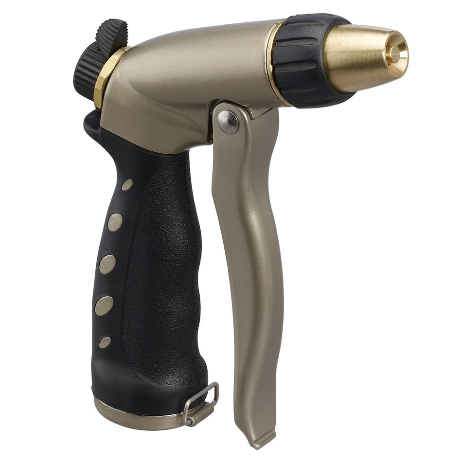 Orbit Adjustable Zinc Front Trigger Nozzle, Titanium