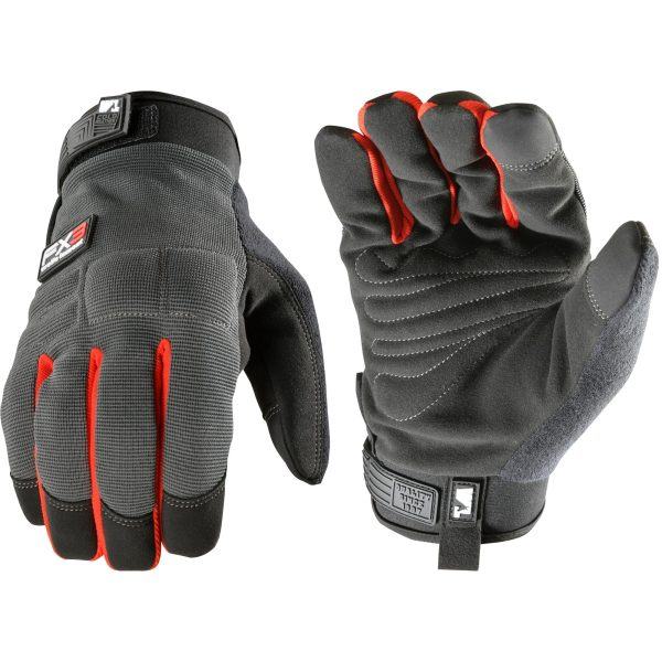 Wells Lamont Men’s FX3® Fleece Lined Synthetic Leather Adjustable Wrist