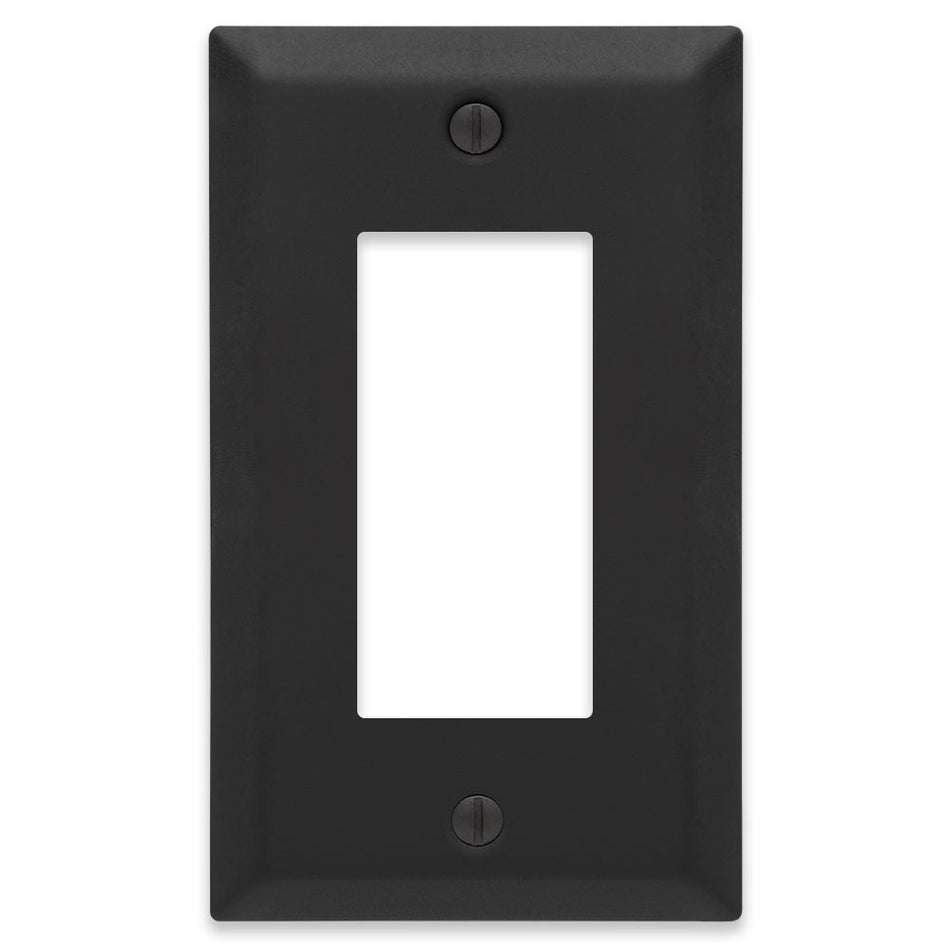 Amerelle Century - Matte Black Decorative wallplate