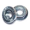 Monster Fastener Zinc Plated Case Hardened Steel Coarse Thread Hex Flange Nuts