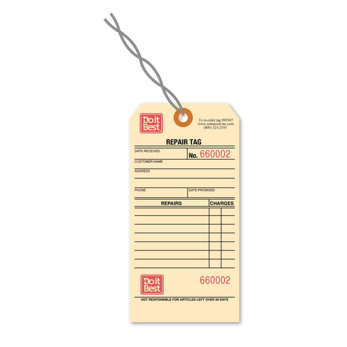 Centurion Do it Best Repair Tag
