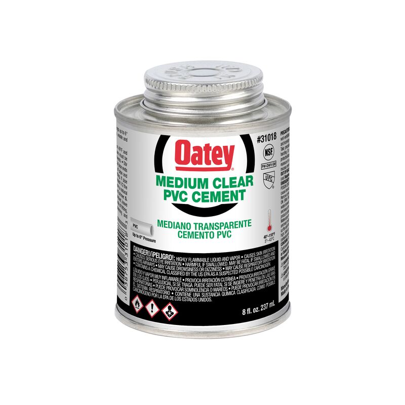 Oatey® Medium Clear PVC Cement