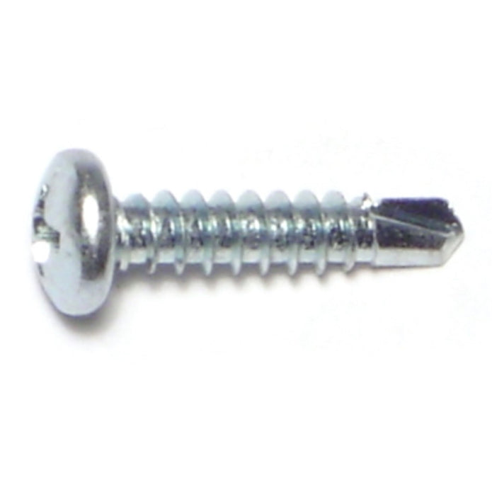 Monster Fastener Zinc Plated Steel Phillips Pan Head Self-Drilling Screws