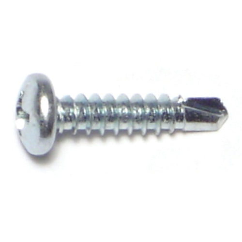 Monster Fastener Zinc Plated Steel Phillips Pan Head Self-Drilling Screws
