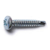 Monster Fastener Zinc Plated Steel Phillips Pan Head Self-Drilling Screws