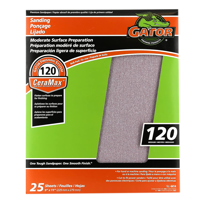 Gator CeraMax 9x11 Bulk Sanding Sheets