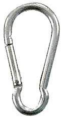 Campbell 1/4" Spring Snap Link, Steel, Zinc Plated, #2450