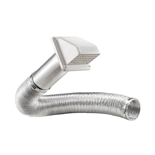 Lambro 8 Foot Dryer Exhaust Wall Hood Vent Kit