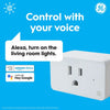 GE Cync Indoor Smart Plug, Smart Outlet Control, WiFi Outlet, Matter Compatible, Works with Alexa and Google Home