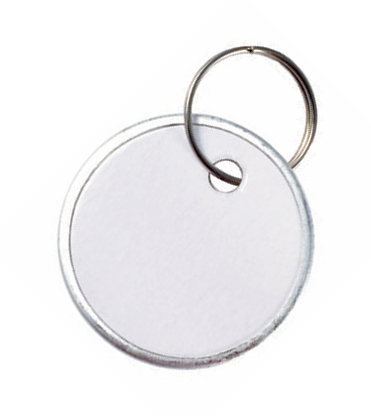 Hy-ko Paper Key Tag w/ Split Ring 1-1/4"