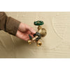 Orbit Brass 2-Way Shut-Off Hose Y Adapter
