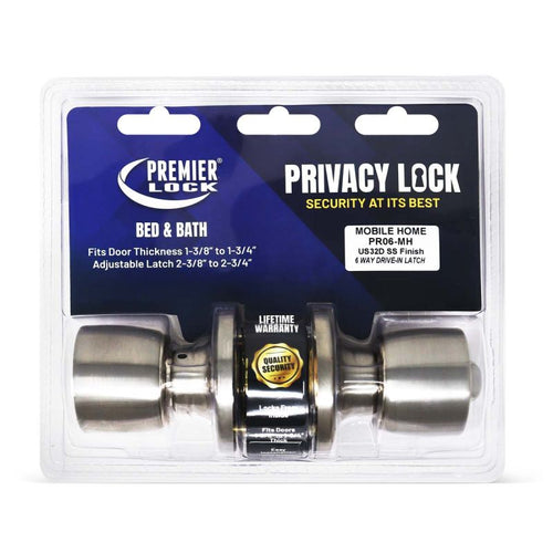 Premier Lock Privacy Knob Tulip Style 6 in 1 Drive In Latch Mobile Home