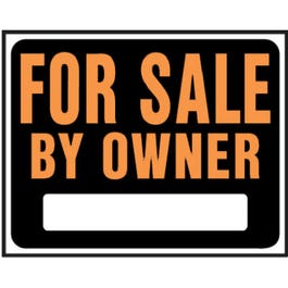 Jumbo "For Sale By Owner" Sign, Plastic, 15 x 19-In.